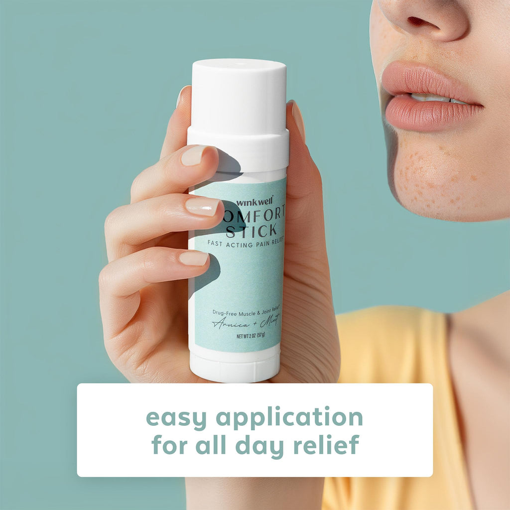 Wink Well Comfort Stick | Extra Strength Natural Muscle Relief | No-Mess roll on Stick | Joint Relief - TrustMedUSA