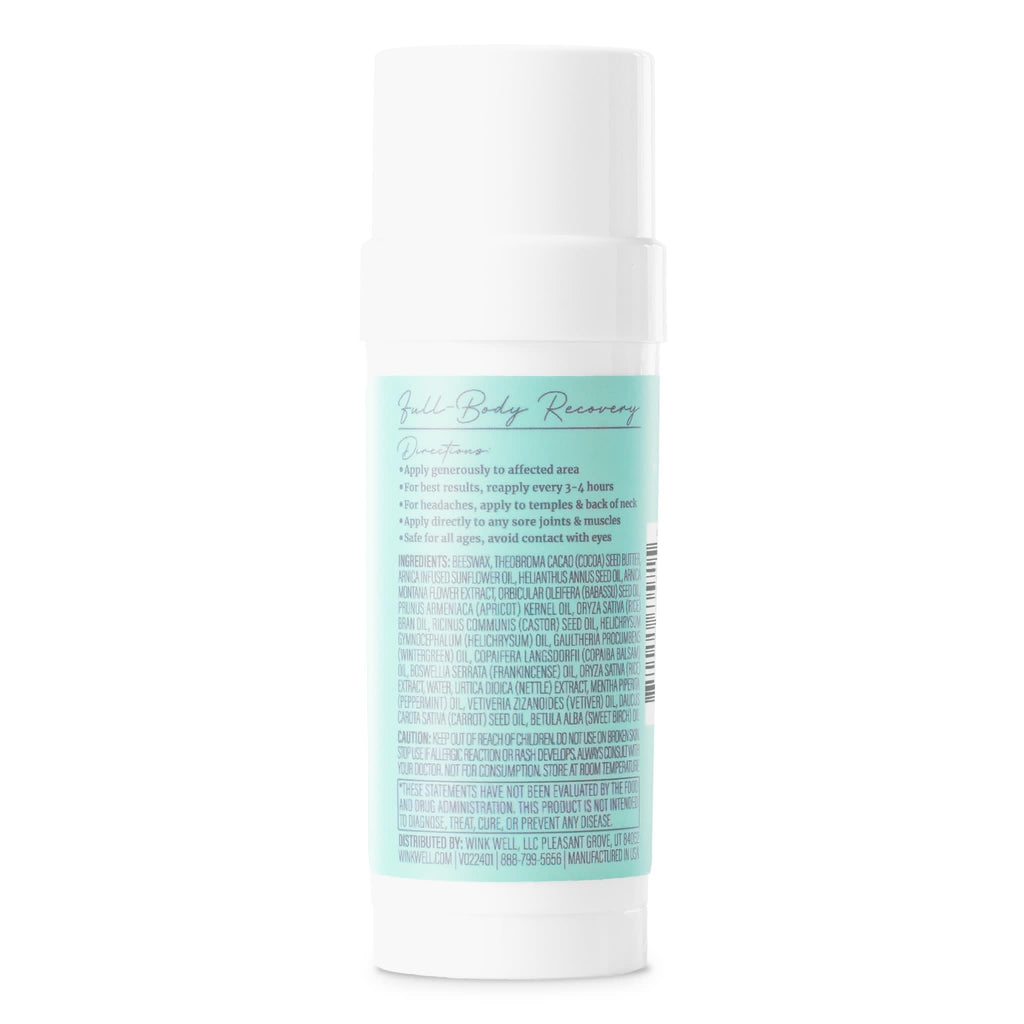 Wink Well Comfort Stick | Extra Strength Natural Muscle Relief | No-Mess roll on Stick | Joint Relief - TrustMedUSA