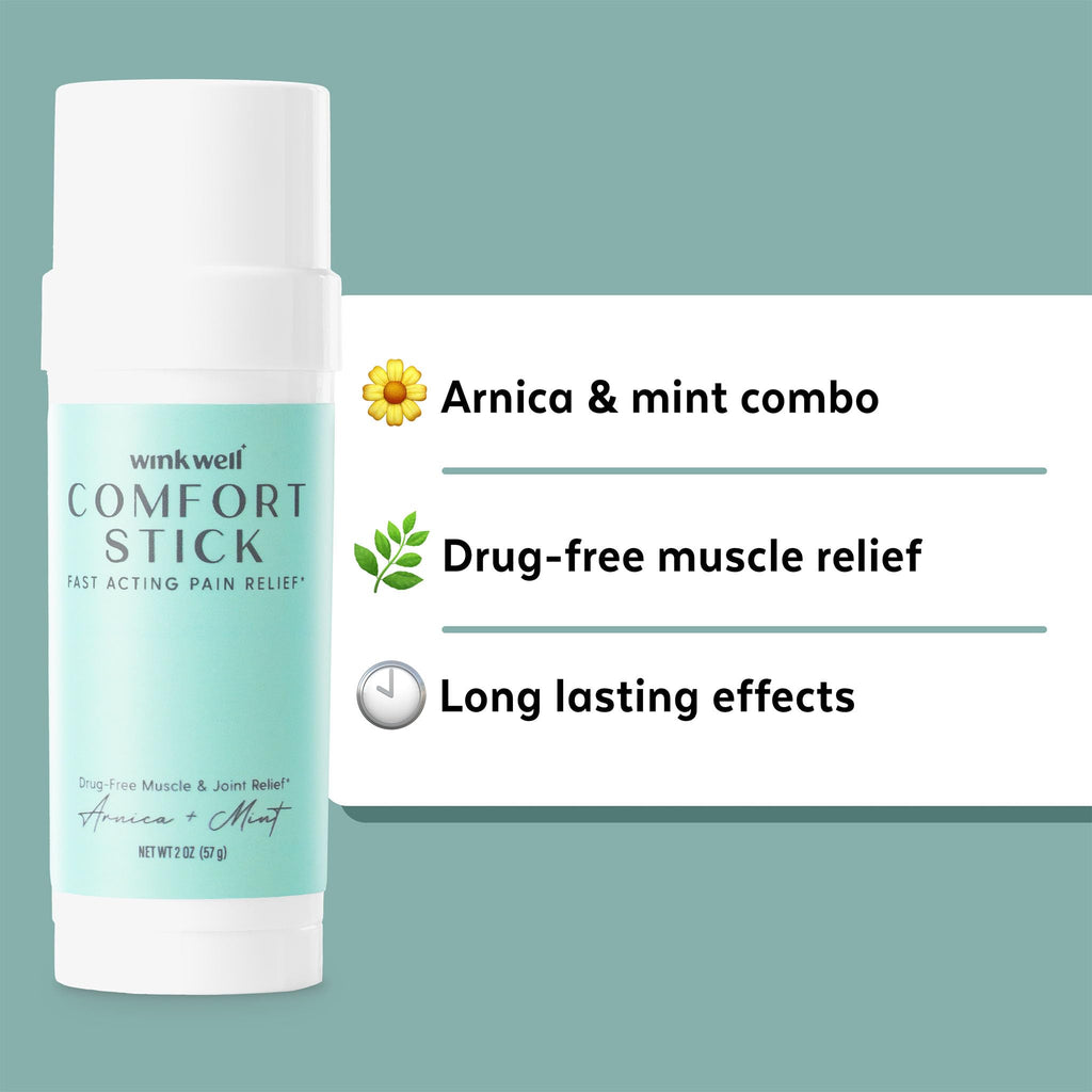Wink Well Comfort Stick | Extra Strength Natural Muscle Relief | No-Mess roll on Stick | Joint Relief - TrustMedUSA