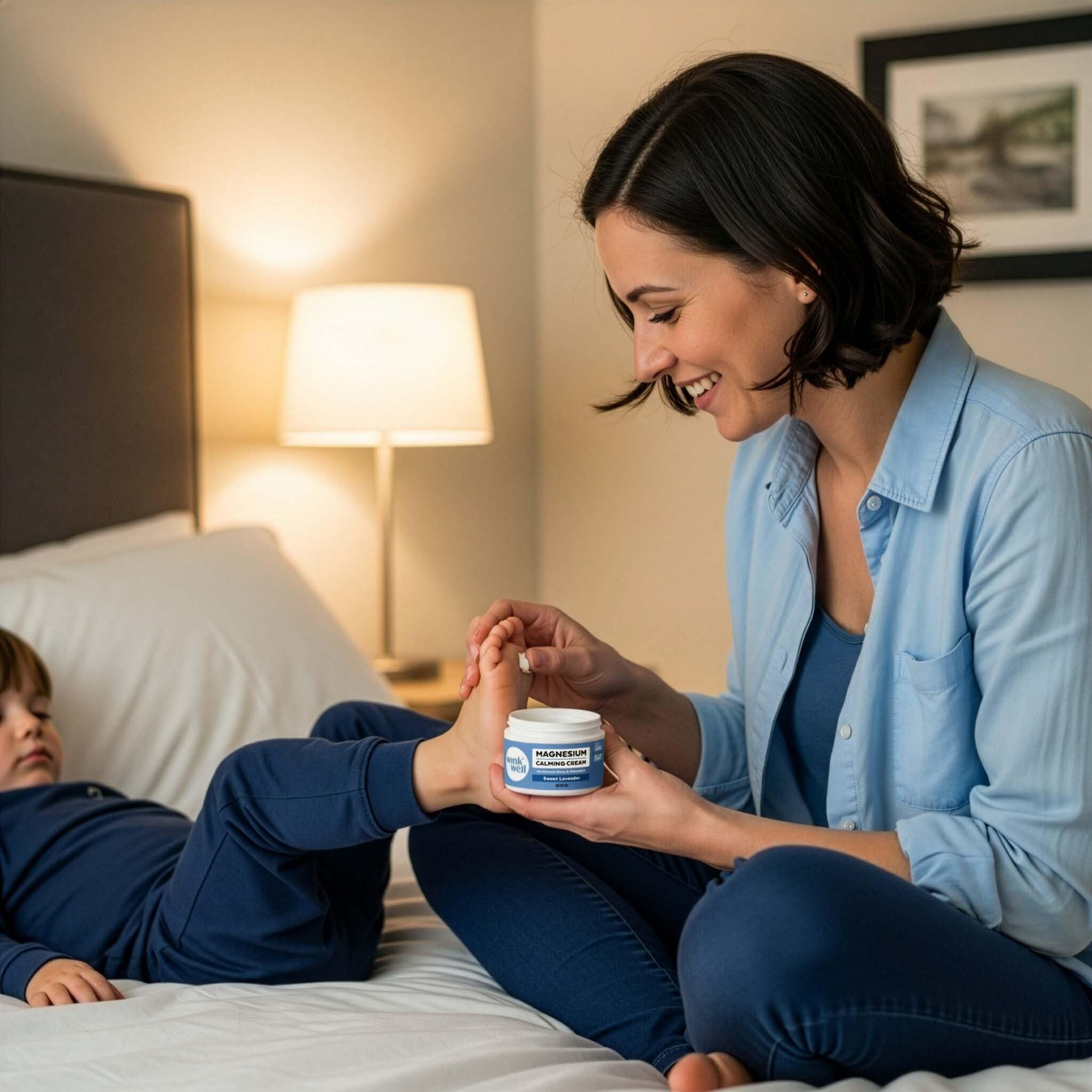 Wink Well Magnesium Calming Muscle and Joint Cream for Nighttime Relaxation - TrustMedUSA