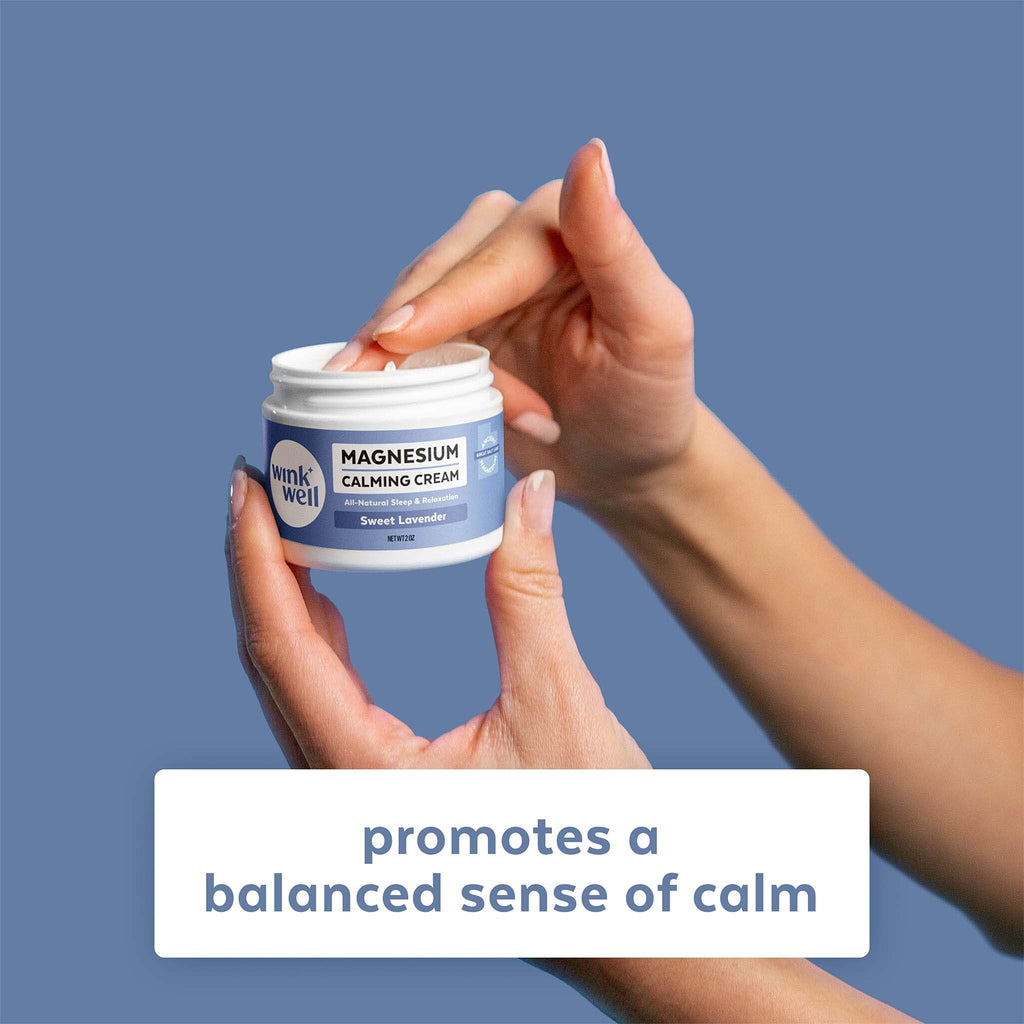 Wink Well Magnesium Calming Muscle and Joint Cream for Nighttime Relaxation - TrustMedUSA