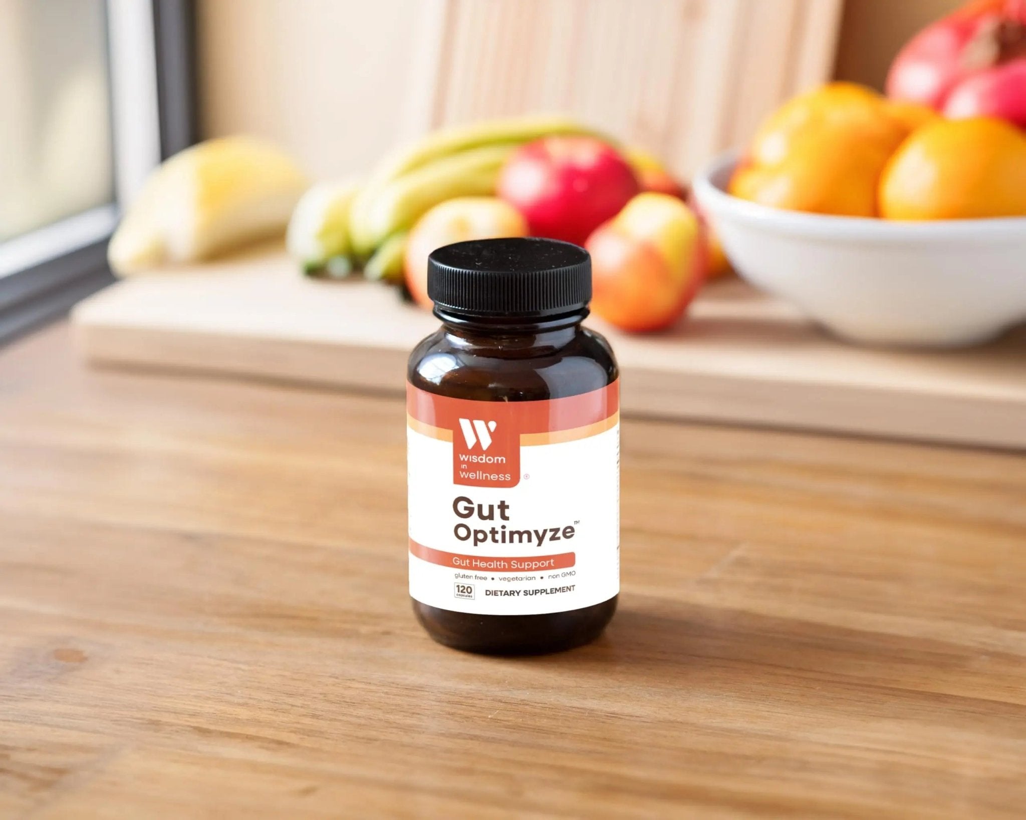 Wisdom In Wellness Gut Optimyze - 120 Digestive Health Capsules - Vitamins & Probiotics for Gut Health - Complete for Men & Women - Digestive Gut Health Pills - Healthy Gut Probiotics - TrustMedUSA