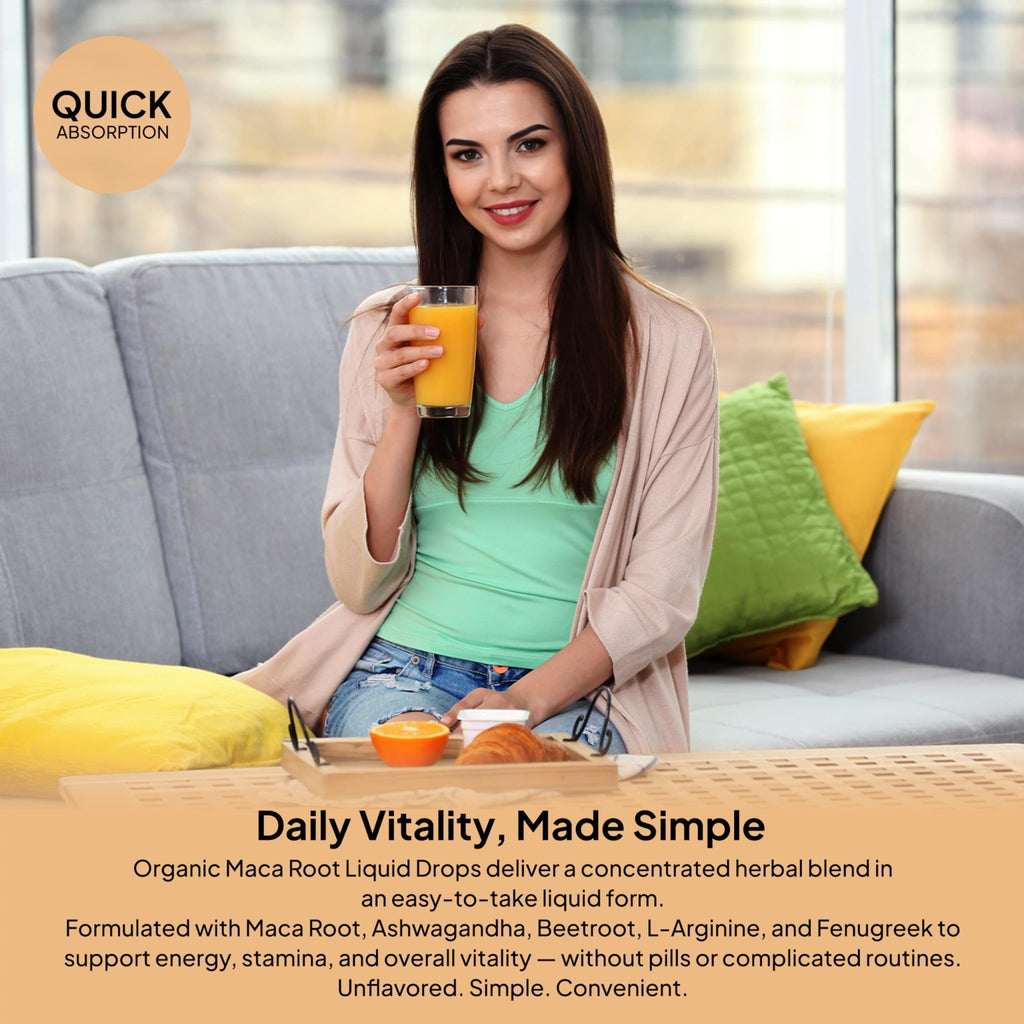 Wish Fusion Maca Root Liquid Drops 2 Pack Organic Maca Root Drops for Energy Support Hormone Balance, Mood Maca Root, Ashwagandha & Tongkat Ali Blend, Liquid Maca Root Extract Fenugreek & Beetroot - TrustMedUSA