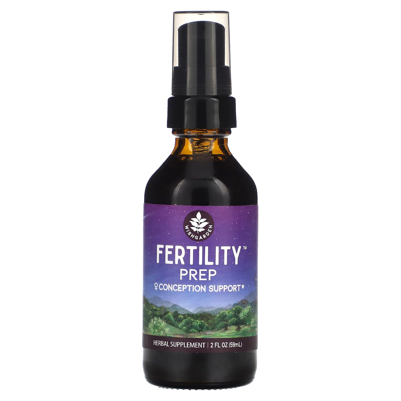 WishGarden Herbs Fertility Prep - All-Natural Fertility Herbal Supplement with Vitex, Red Maca & Raspberry Leaf, Supports Healthy Hormone Balance for Women, Optimal Uterine Health & Conception, 2oz - TrustMedUSA