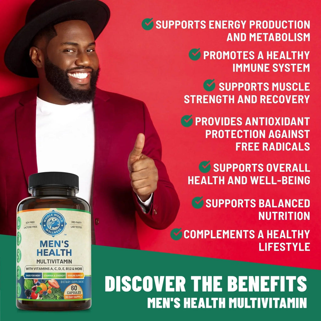 Womens Daily Multivitamins & Mens Daily Multivitamins Bundle (One Bottle Each) - Supports Holistic Wellness, Including Energy & Focus. Multivitamin & Multimineral Blend. Made in The USA. - TrustMedUSA