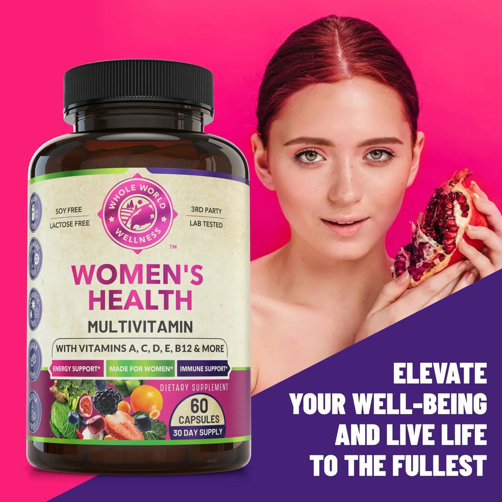Womens Daily Multivitamins & Mens Daily Multivitamins Bundle (One Bottle Each) - Supports Holistic Wellness, Including Energy & Focus. Multivitamin & Multimineral Blend. Made in The USA. - TrustMedUSA