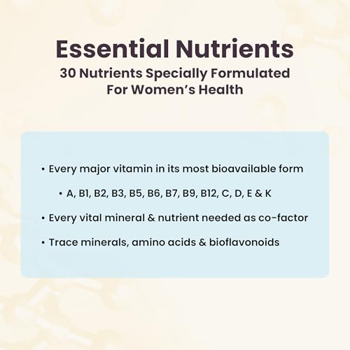 Women's Health Network Essential Nutrients – Daily Multivitamin for Energy, Healthy Aging & Immune Support, Folate as Quatrefolic®, a Patented Natural Form of 5-MTHF - TrustMedUSA