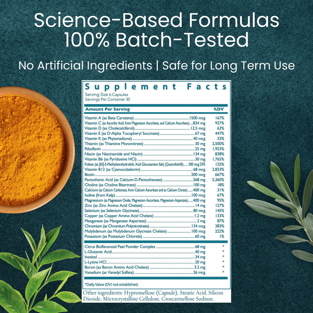 Women's Health Network Essential Nutrients – Daily Multivitamin for Energy, Healthy Aging & Immune Support, Folate as Quatrefolic®, a Patented Natural Form of 5-MTHF - TrustMedUSA