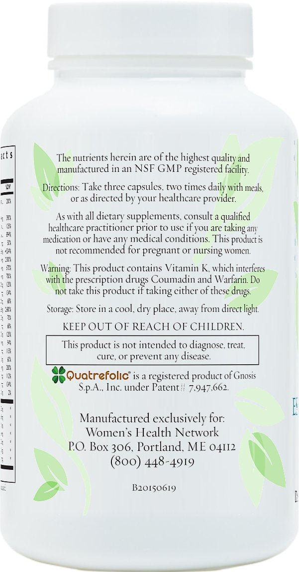 Women's Health Network Essential Nutrients – Daily Multivitamin for Energy, Healthy Aging & Immune Support, Folate as Quatrefolic®, a Patented Natural Form of 5-MTHF - TrustMedUSA
