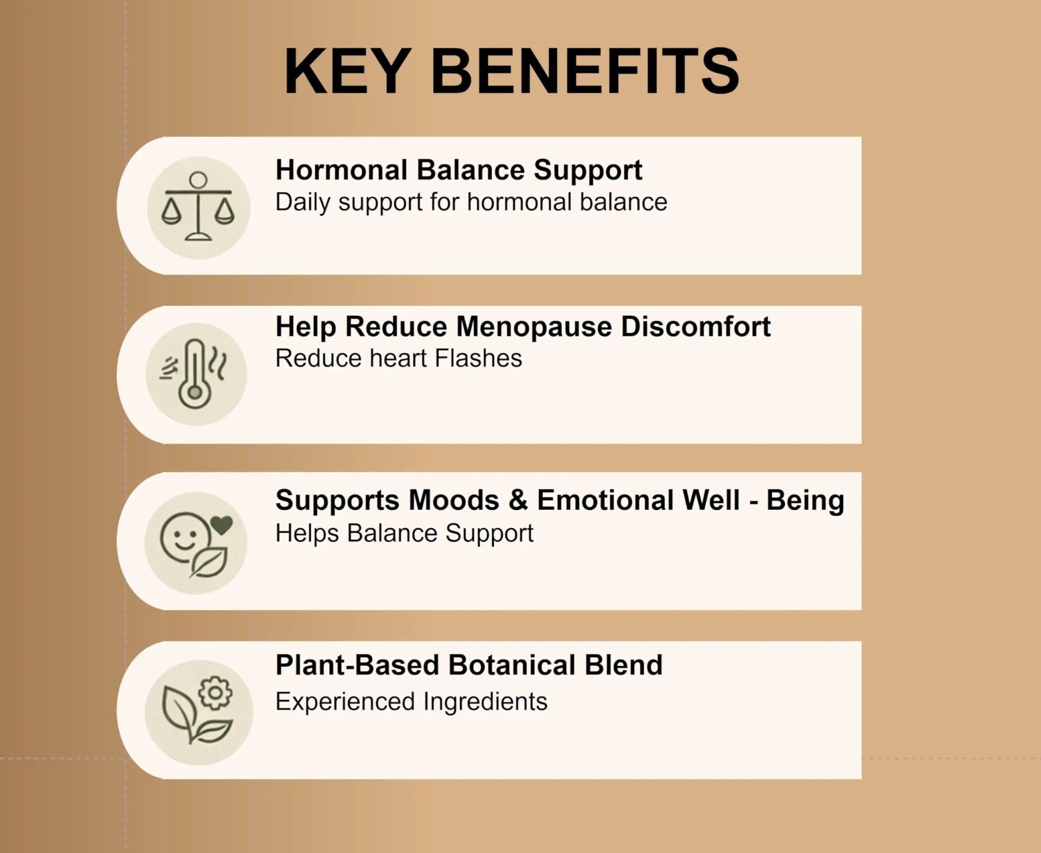 Women’s Hormonal Balance Supplement – Menopause & PMS Support – Mood, Energy & Cycle Regulation – Botanical Formula – 60 Capsules - TrustMedUSA