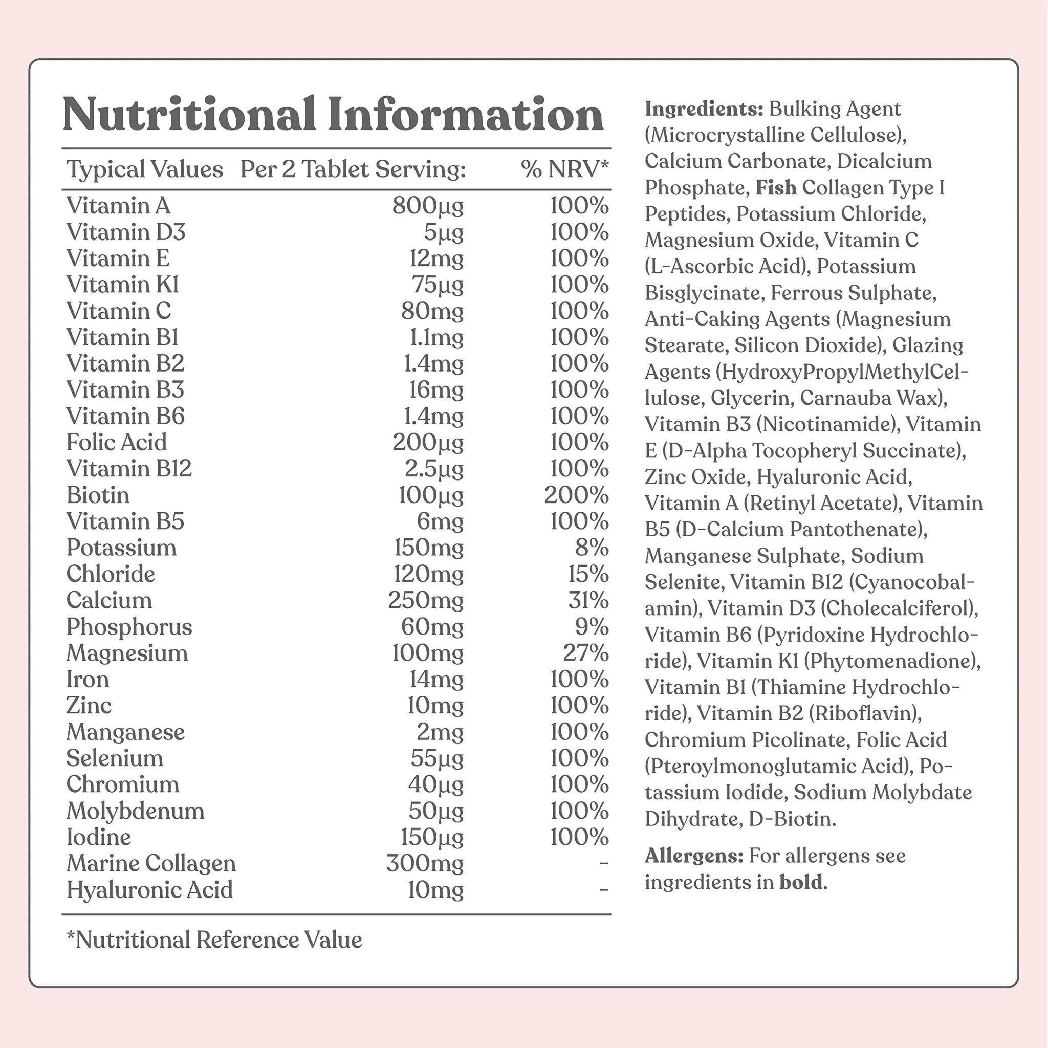 Women's Multivitamins and Minerals with Collagen & Hyaluronic Acid - 27 Essential - TrustMedUSA