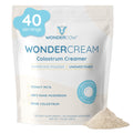 WONDERCOW Bovine Colostrum Superfood Creamer Supplement Powder w/Organic Lions Mane Mushroom & Coconut Milk Powder MCTs | Functional Sugar Free Keto Coffee, Smoothie & Drink Mix Unsweetened - TrustMedUSA