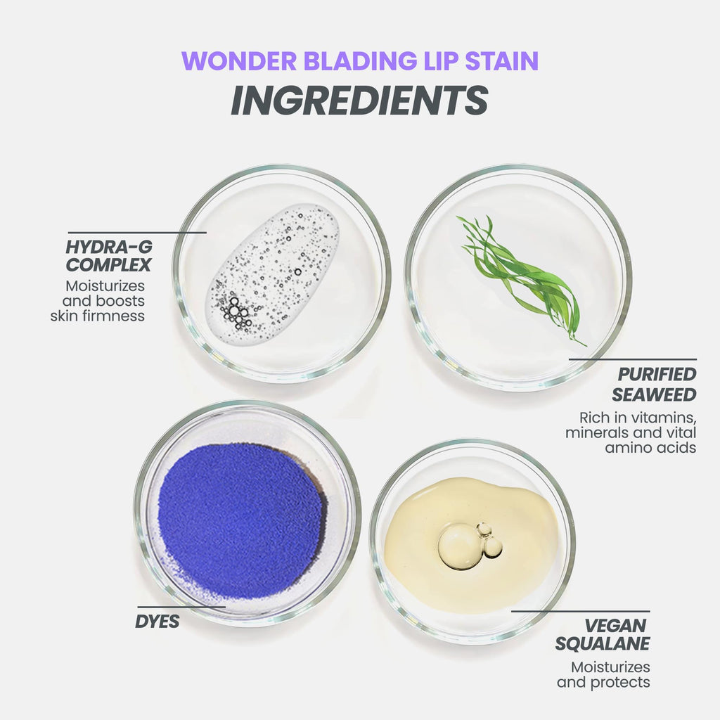 Wonderskin Wonder Blading All Day Lip Stain Peel Off Masque - Long Lasting, Waterproof and Transfer Proof Nude Lip Tint, Matte Finish Peel Off Lip Stain (Whimsical Masque) - TrustMedUSA