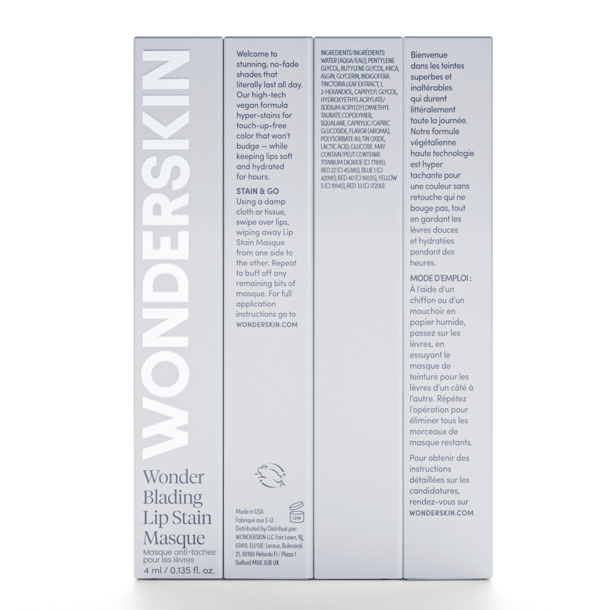 Wonderskin Wonder Blading All Day Lip Stain Peel Off Masque - Long Lasting, Waterproof and Transfer Proof Nude Lip Tint, Matte Finish Peel Off Lip Stain (Whimsical Masque) - TrustMedUSA