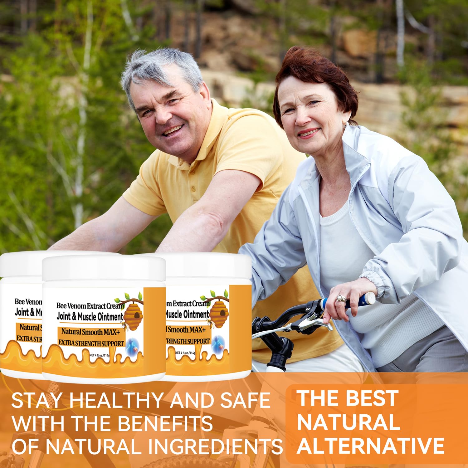 WONDROUSZ Bee Venom Joint Cream, Extra Strength Muscle & Bone Soothing Ointment, for Shoulder, Back, Neck, Hands, Feet, Leg, Knees, Ankle, Arthritis, Meniscus, for Adults, Seniors - TrustMedUSA