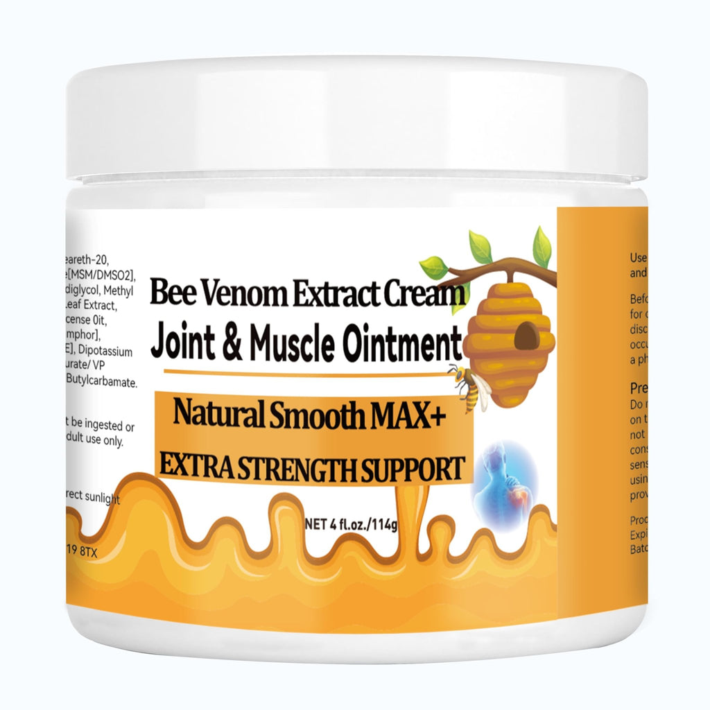 WONDROUSZ Bee Venom Joint Cream, Extra Strength Muscle & Bone Soothing Ointment, for Shoulder, Back, Neck, Hands, Feet, Leg, Knees, Ankle, Arthritis, Meniscus, for Adults, Seniors - TrustMedUSA