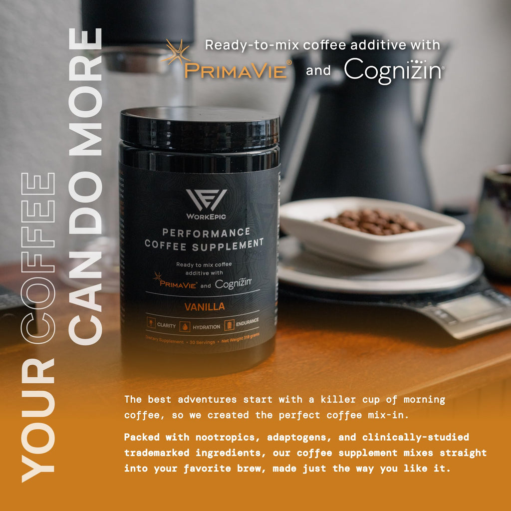 WorkEpic Performance Coffee Supplement - TrustMedUSA