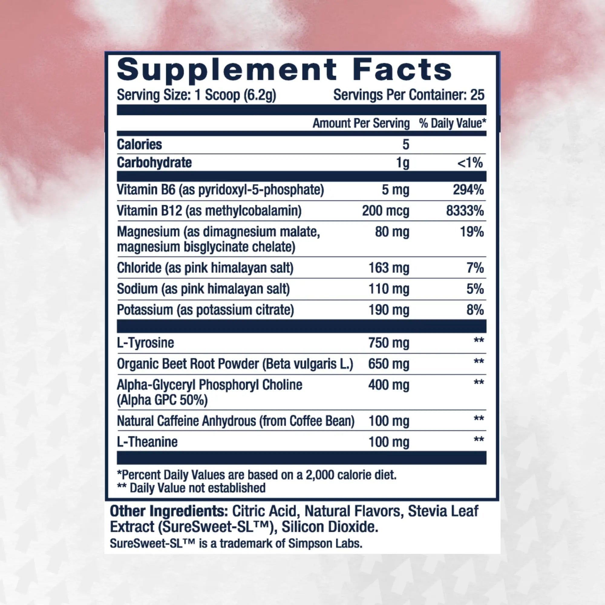 Workweek Edge Focus & Energy Drink Mix Powder – Zero Sugar, 100mg Caffeine + L-Theanine + L-Tyrosine Calm Nootropic Supplement for Steady Focus & Clean Energy – (25 Servings) - TrustMedUSA