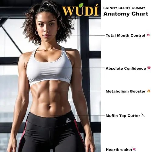Wúdí Skinny Berry Gummy - Detox, Metabolism & Energy Booster, Plant Based Healthy - TrustMedUSA