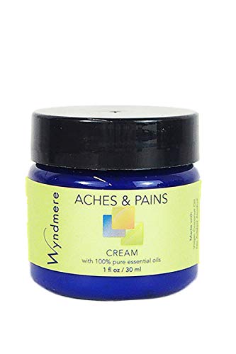 Wyndmere Aches & Pains Cream - Handcrafted with All Natural Ingredients and 100% Pure Essenial Oils - Paraben Free -1oz - TrustMedUSA