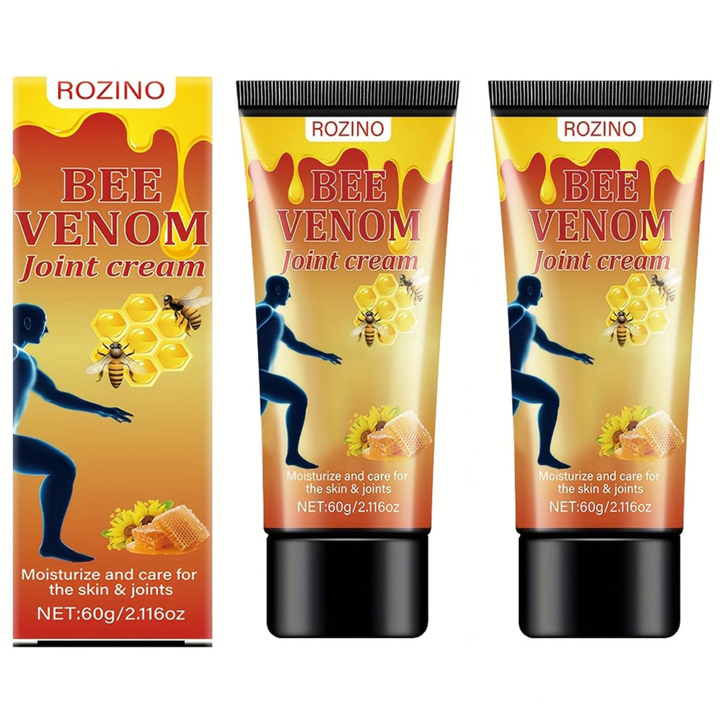 xiaoks 2PACK Bee Venom Joint Cream, 60g - Natural Bee Venom Infused Formula for Intensive Joint Support, Deep Skin Moisturization, Daily Care to Nourish Skin and Promote Joint Comfort (2) - TrustMedUSA
