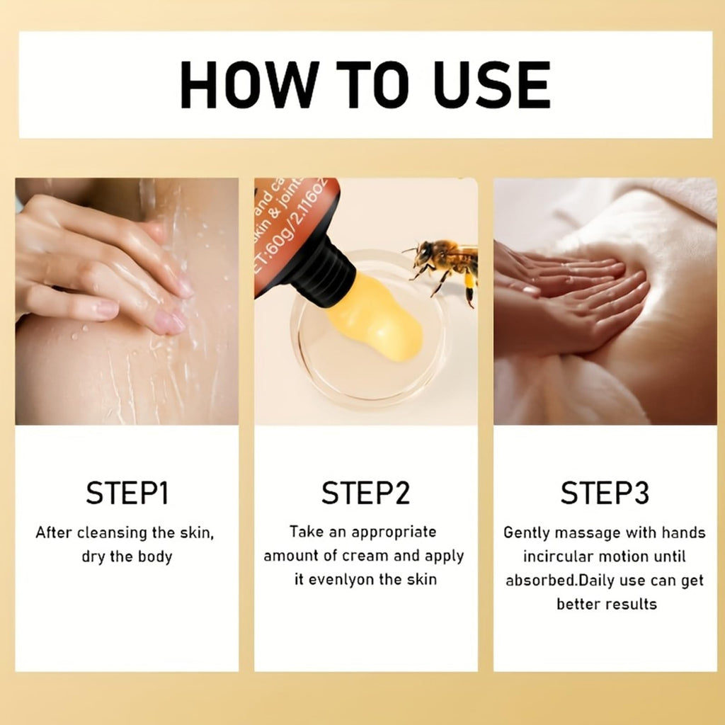 xiaoks 2PACK Bee Venom Joint Cream, 60g - Natural Bee Venom Infused Formula for Intensive Joint Support, Deep Skin Moisturization, Daily Care to Nourish Skin and Promote Joint Comfort (2) - TrustMedUSA