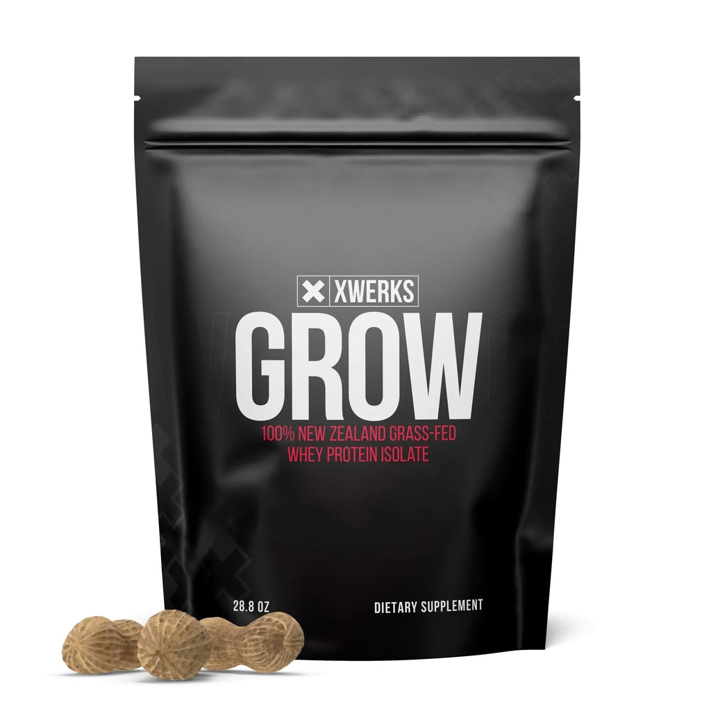 Xwerks Grow 100% New Zealand Grass-Fed Whey Protein - 25g of Pure Isolate Protein - TrustMedUSA