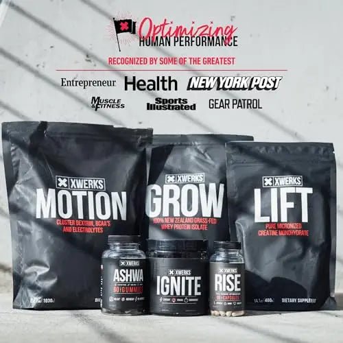 Xwerks Grow 100% New Zealand Grass-Fed Whey Protein - 25g of Pure Isolate Protein - TrustMedUSA