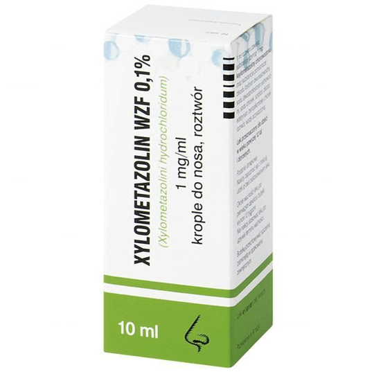 Xylometazolin WZF 1mg/ml, nasal drops, 10ml - TrustMedUSA