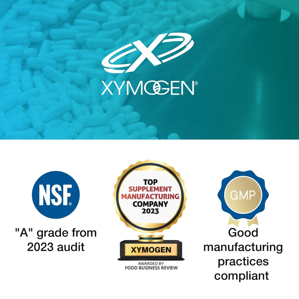 XYMOGEN Saloxicin - Antioxidant Support Supplement - Grape Seed Extract, Pomegranate Fruit & Cranberry Supplement - White Willow Bark & Boswellia Extract - 120 Capsules - TrustMedUSA