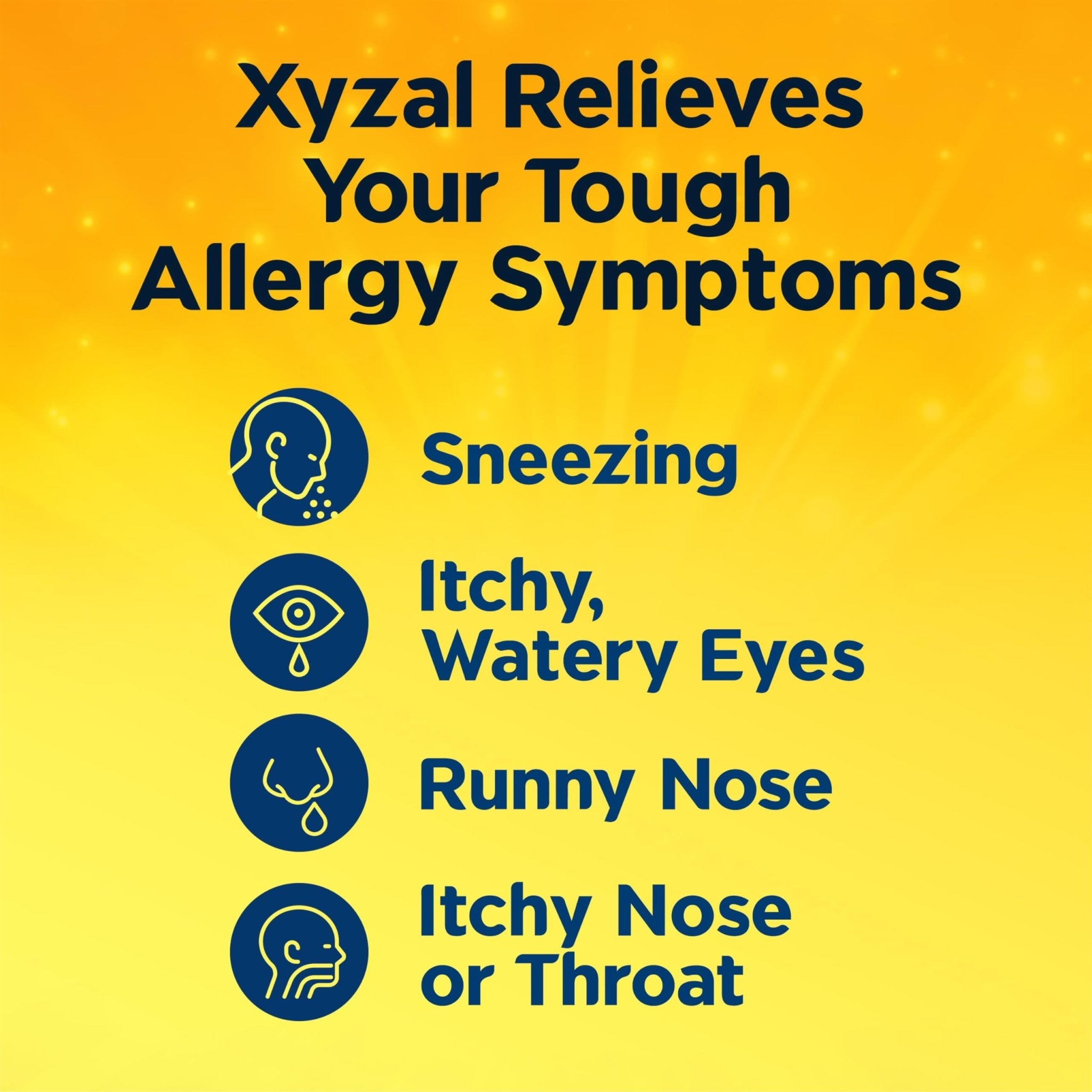 Xyzal 24 Hour Allergy Relief Medicine, Original Prescription Strength Antihistamine, Levocetirizine Dihydrochloride Tablets, 5 mg, 90 Count - Maple Wellness Supplements