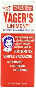 Yager's Pain Relieving Liniment, 8 Ounces - TrustMedUSA