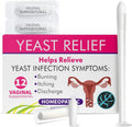 Yeast Infection Treatment for Women | Boric Acid Suppositories For Women | Helps Relieve Itching & Irritation | Vaginal Aid for Inflammation, Dryness & Watery Discharge | 12 Vaginal Suppositories - TrustMedUSA