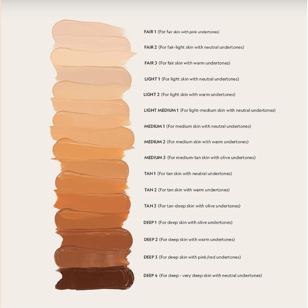 YENSA Serum Foundation Makeup - Super Silk Full Coverage Foundation Enriched with Peptides, Vitamin C & Ferulic Acid to Help Reduce Fine Lines, Wrinkles & Dark Circles - Light 1 (1 oz) - TrustMedUSA