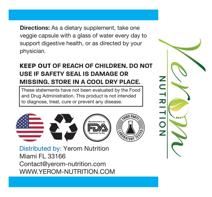 Yerom Nutrition 60 Billions Probiotics - TrustMedUSA