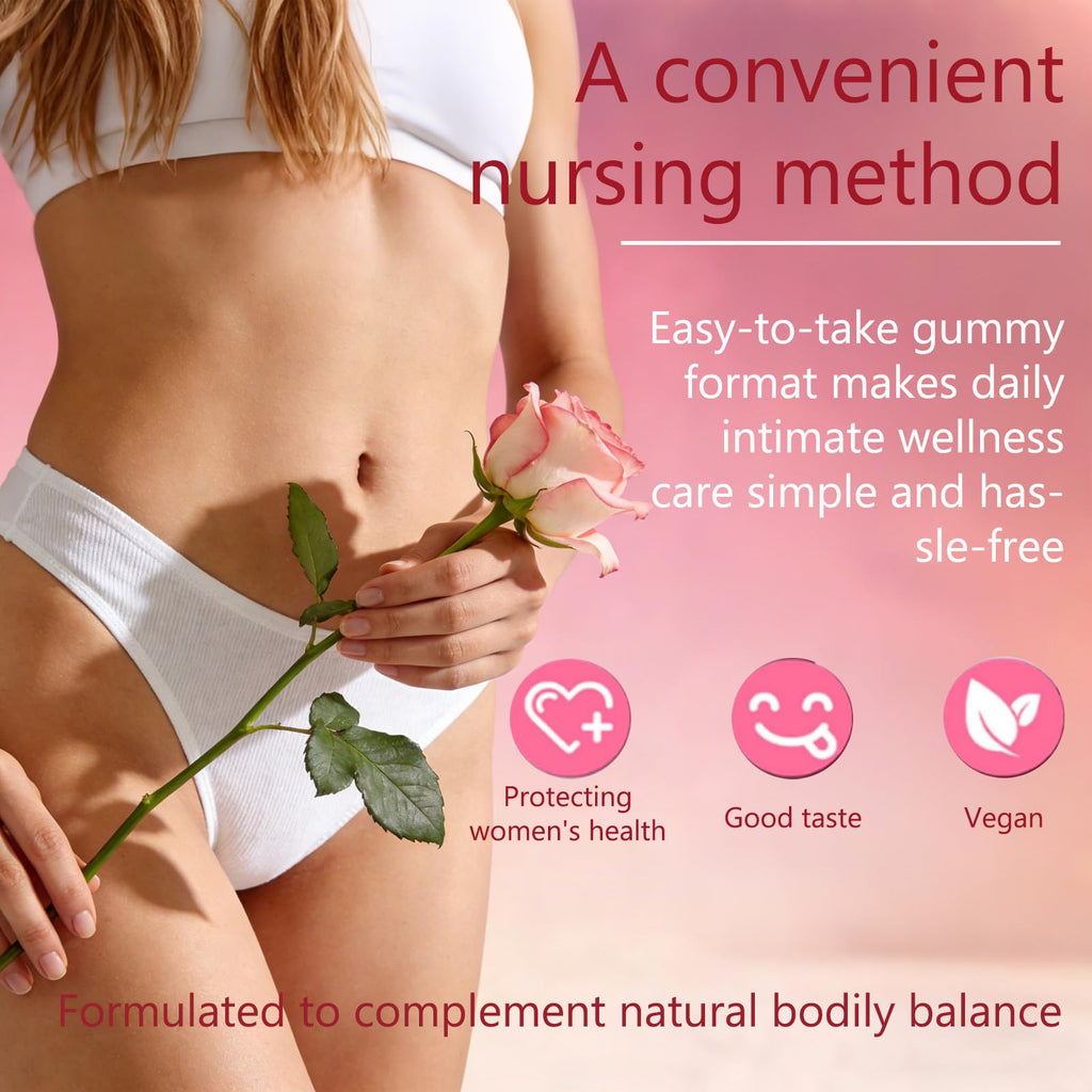 YFDSRF Feminine Balance Probiotic Gummies for Women - with Hawaiian Pineapple, pH Balance Support, Healthy Odor & Flora, Vaginal & Immune Health, Vegan Dietary Supplement - 60 Gummies (1) - TrustMedUSA