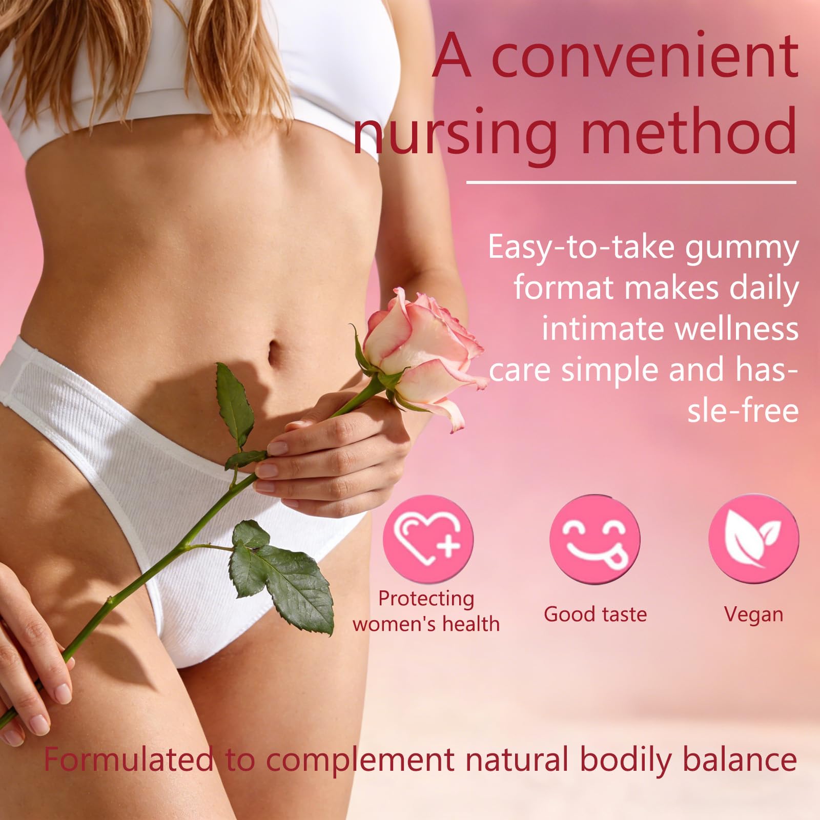 YFDSRF Feminine Balance Probiotic Gummies for Women - with Hawaiian Pineapple, pH Balance Support, Healthy Odor & Flora, Vaginal & Immune Health, Vegan Dietary Supplement - 60 Gummies (1) - TrustMedUSA
