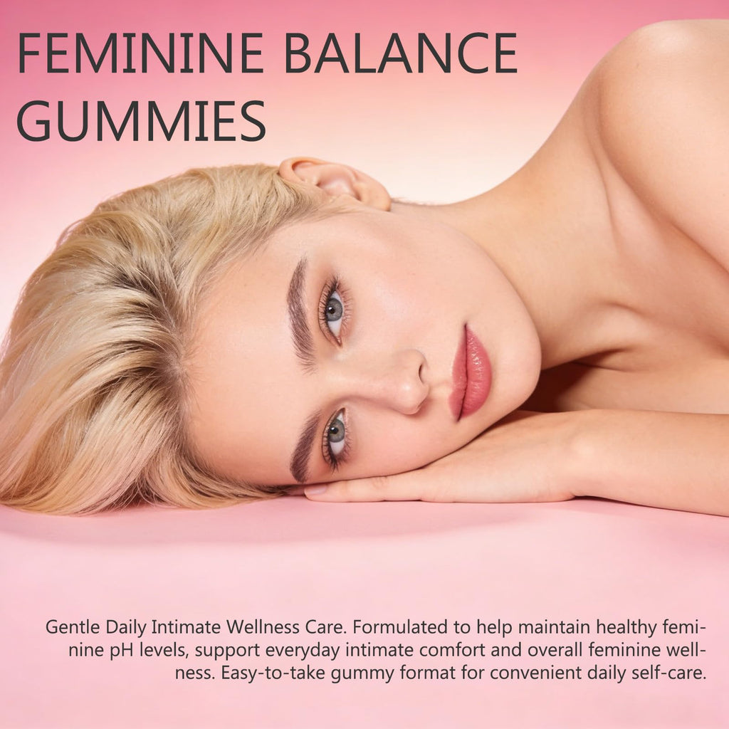 YFDSRF Feminine Balance Probiotic Gummies for Women - with Hawaiian Pineapple, pH Balance Support, Healthy Odor & Flora, Vaginal & Immune Health, Vegan Dietary Supplement - 60 Gummies (1) - TrustMedUSA
