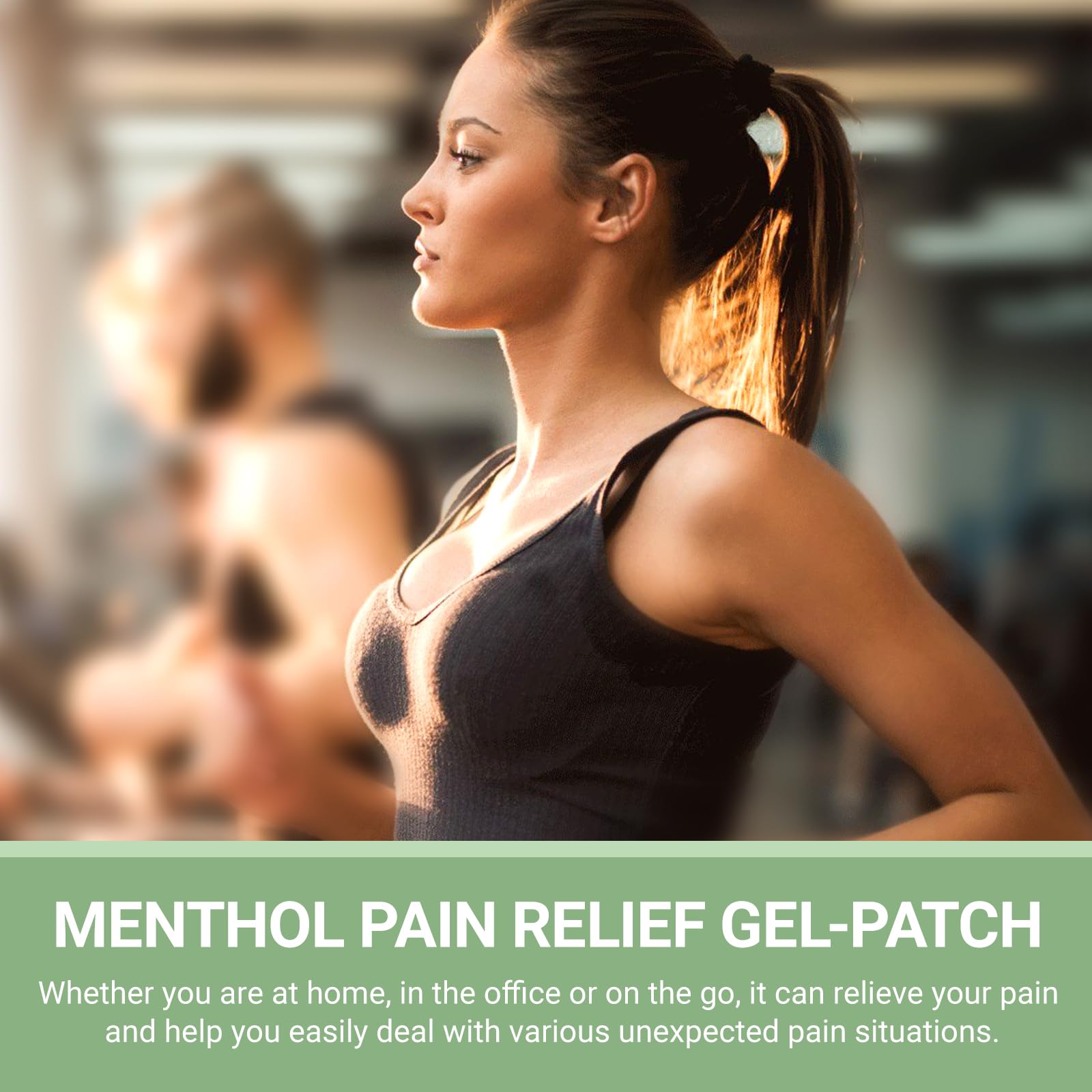 yimimde Menthol 5% Pain Relief Patches - 32 Count Maximum Strength Pain Relief Patches for Back Pain, Joint & Muscle Soreness - Fast Acting, Long-Lasting - TrustMedUSA