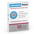 YOAPA 4% Lidocaine Pain Relief Patches | Maximum Strength Numbing Gel Patch for Back, Neck, Knee, Shoulder & Joint Pain | Up to 12 Hour Temporary Relief | 20 Count - G41 - TrustMedUSA