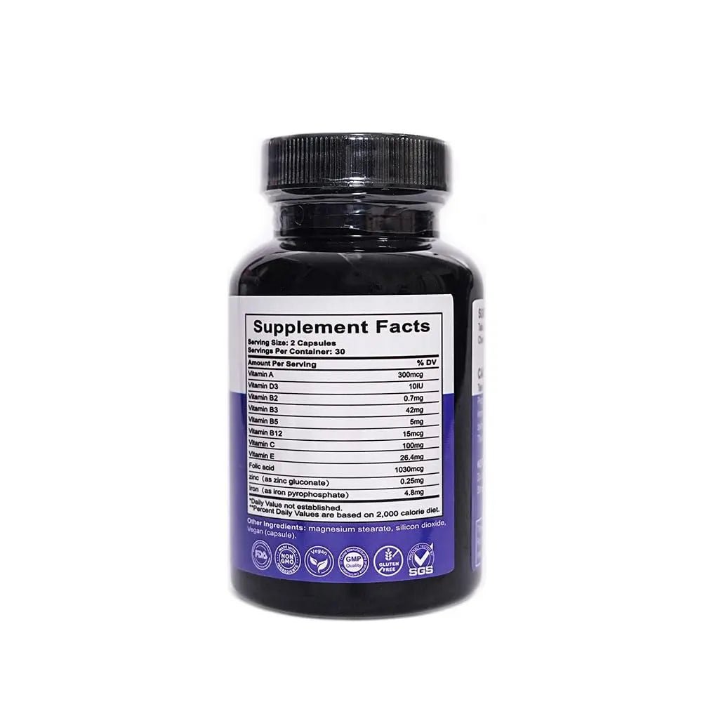 Yogivita Men’s Multivitamin – Complete Wellness, Energy & Immunity Support – Vegan, Gluten-Free, 60 Capsules - TrustMedUSA