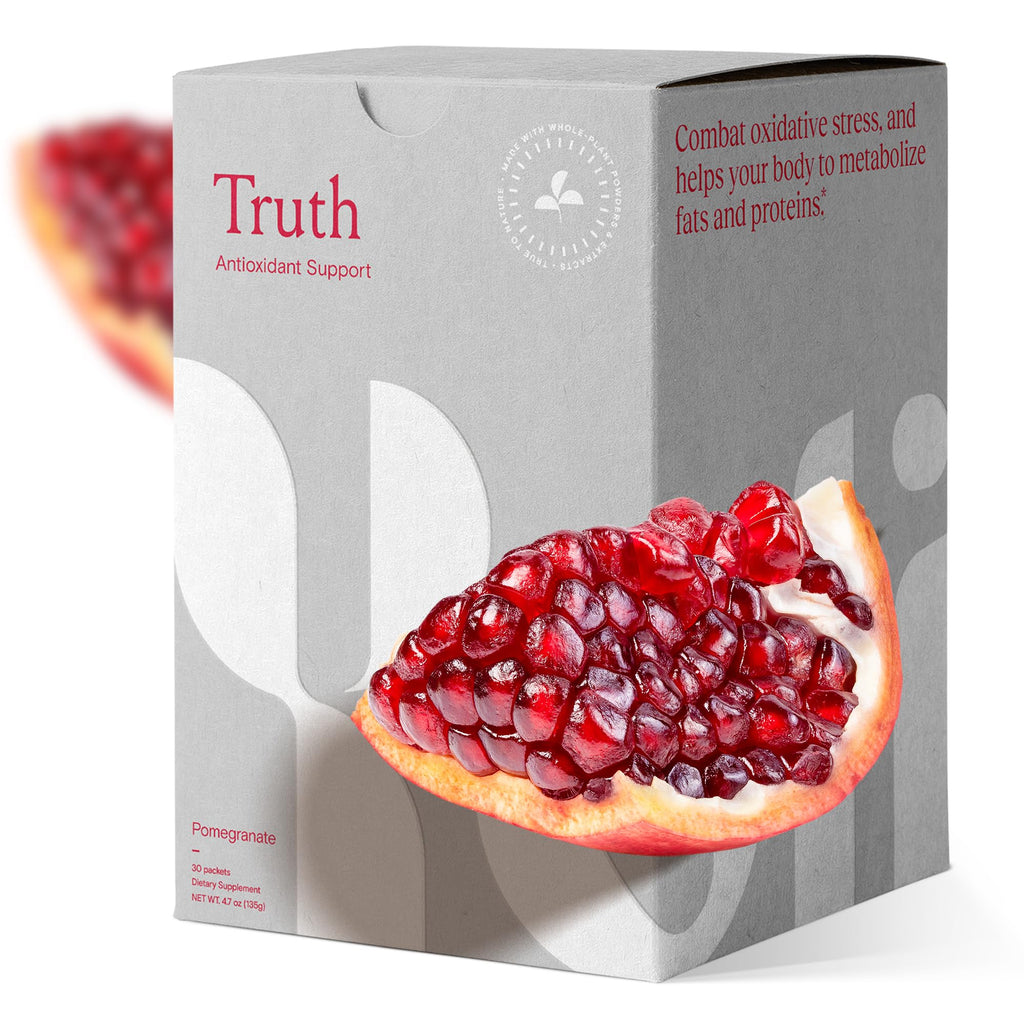 Yoli® Truth Antioxidant and Immune Support Supplement with Vitamin C, Botanicals, Superfruits, and Minerals - Pomegranate, 30 Packets - TrustMedUSA