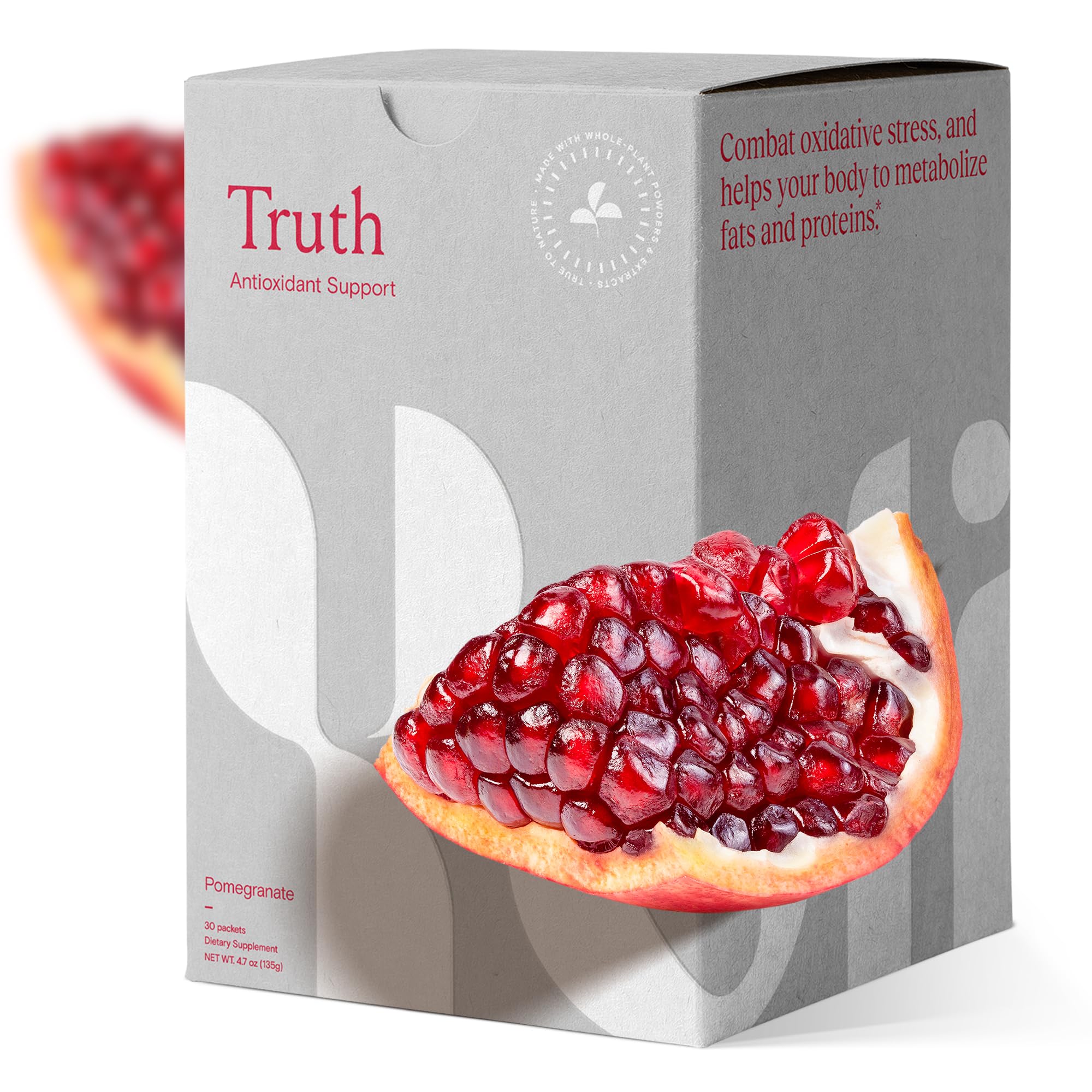 Yoli® Truth Antioxidant and Immune Support Supplement with Vitamin C, Botanicals, Superfruits, and Minerals - Pomegranate, 30 Packets - TrustMedUSA