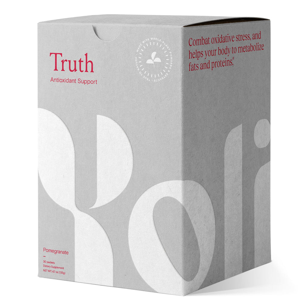 Yoli® Truth Antioxidant and Immune Support Supplement with Vitamin C, Botanicals, Superfruits, and Minerals - Pomegranate, 30 Packets - TrustMedUSA