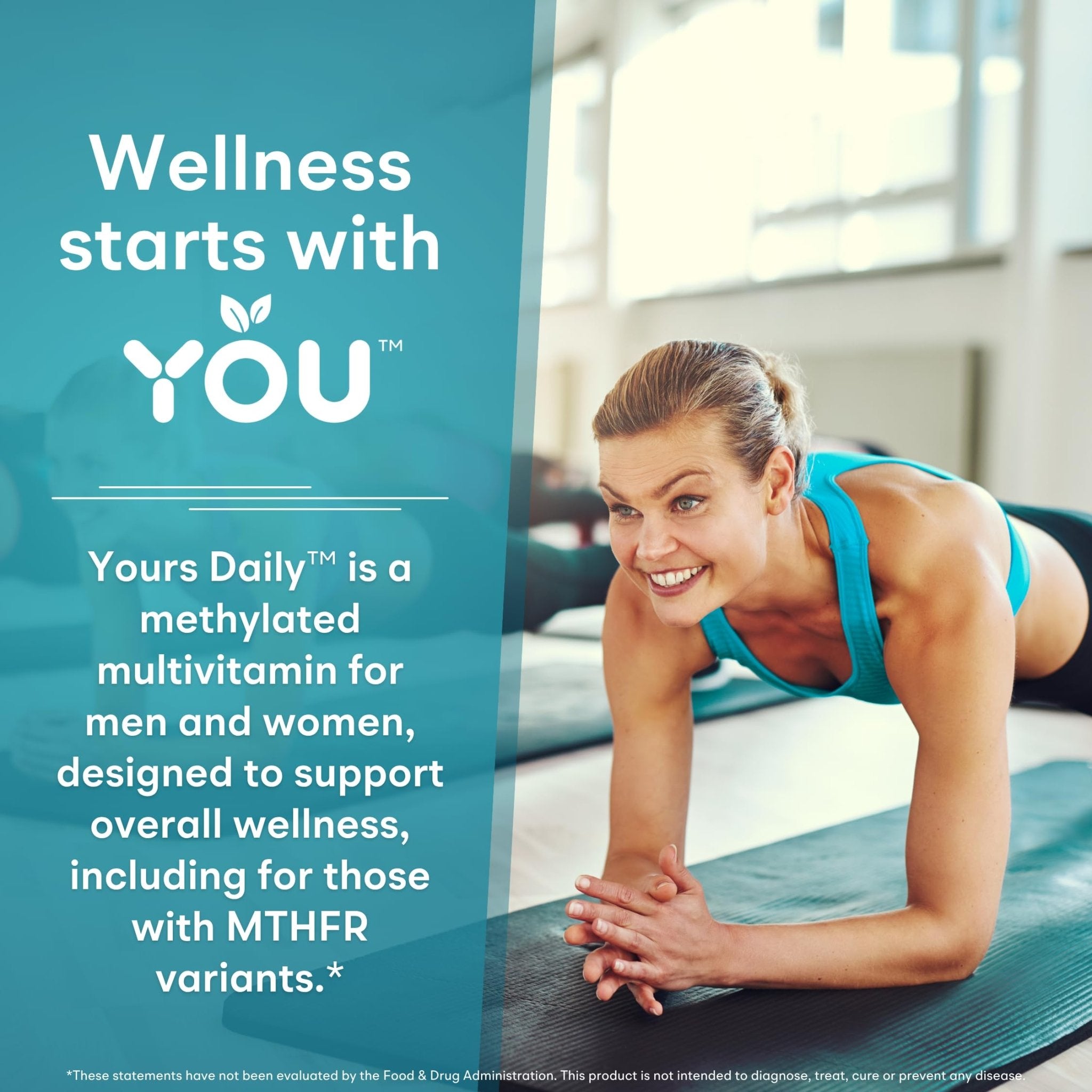 You Vites - Methylated Multivitamin for Men and Women, Methyl Multi Without Iron - 60 Capsules, MTHFR Supplement with Methyl B12, Methylfolate (5-MTHF), CoQ10 for Energy, Heart and Mood Support - TrustMedUSA