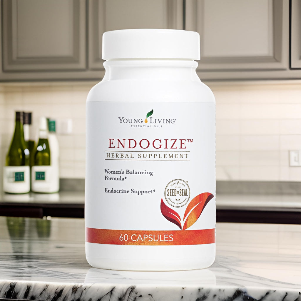Young Living - EndoGize 60 Capsules | Hormonal Health & Endocrine System Support with Essential Oils | Daily Herbal Supplement for Women's Wellness & Balancing Formula - TrustMedUSA