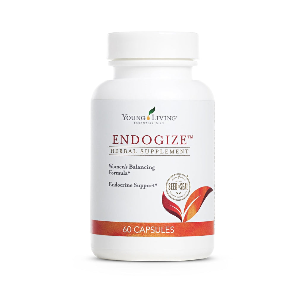 Young Living - EndoGize 60 Capsules | Hormonal Health & Endocrine System Support with Essential Oils | Daily Herbal Supplement for Women's Wellness & Balancing Formula - TrustMedUSA