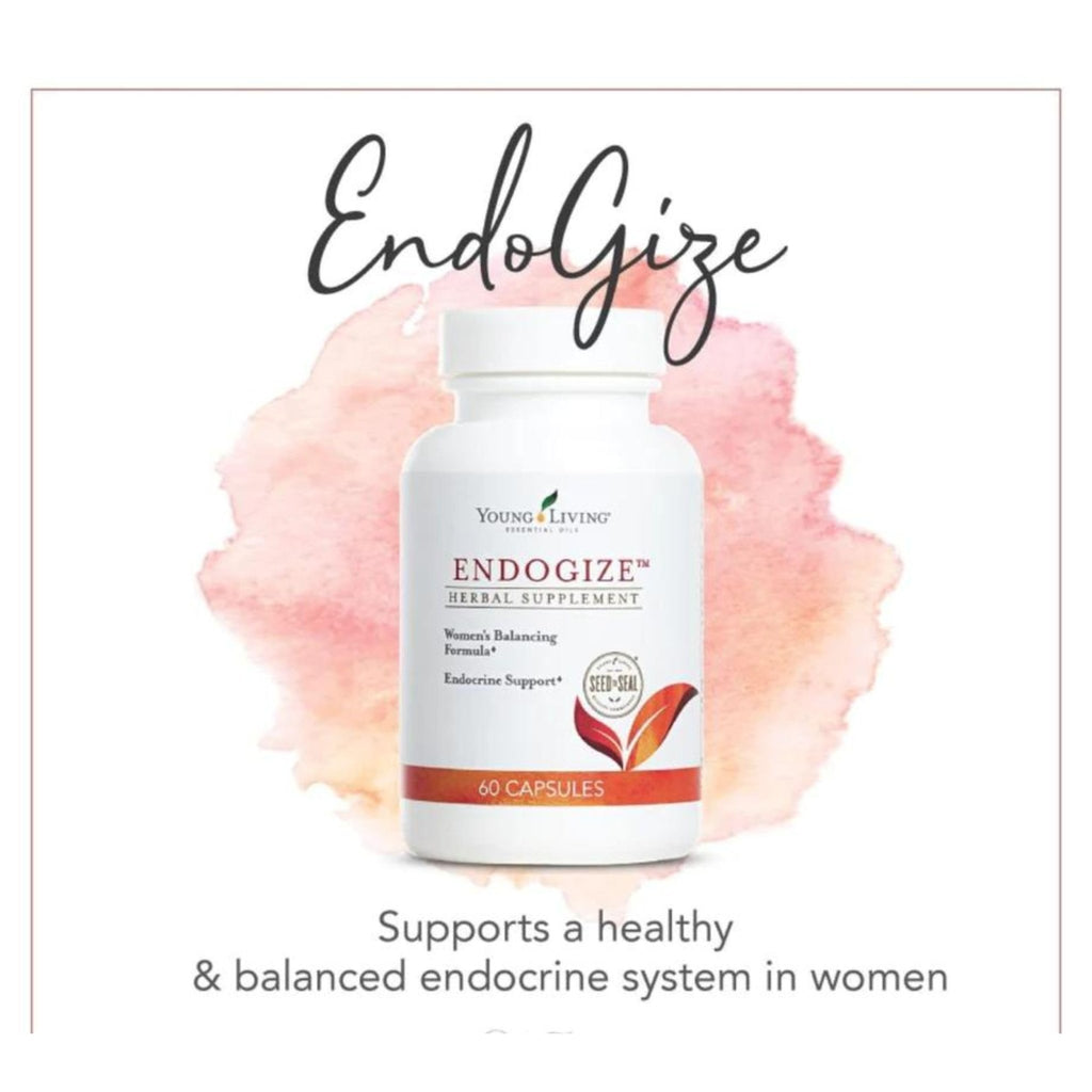 Young Living - EndoGize 60 Capsules | Hormonal Health & Endocrine System Support with Essential Oils | Daily Herbal Supplement for Women's Wellness & Balancing Formula - TrustMedUSA