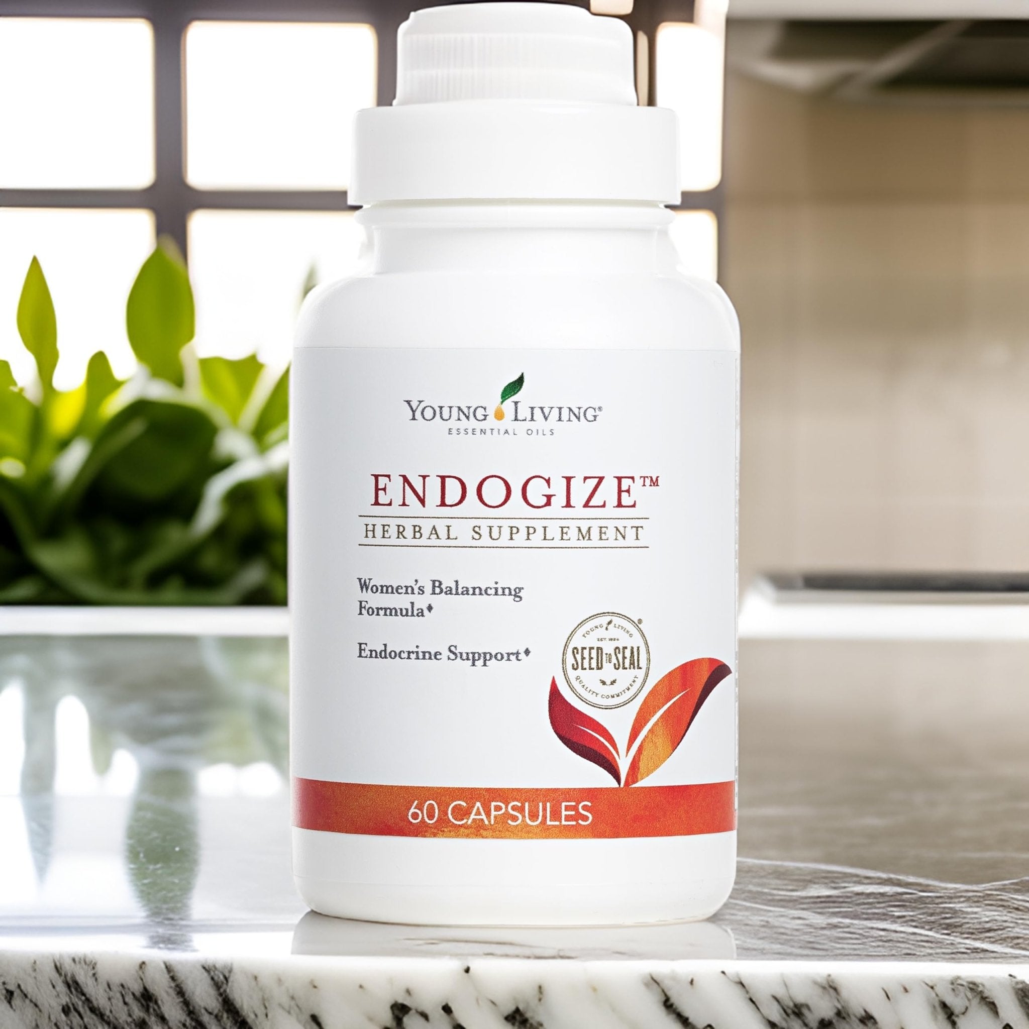 Young Living - EndoGize 60 Capsules | Hormonal Health & Endocrine System Support with Essential Oils | Daily Herbal Supplement for Women's Wellness & Balancing Formula - TrustMedUSA