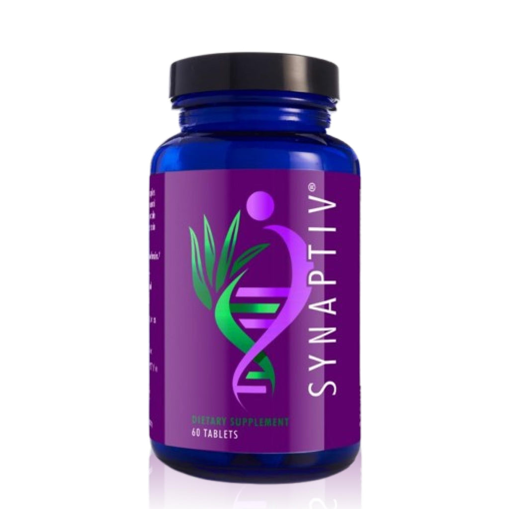 Youngevity Synaptiv™ Brain Support - 12in1 - Ginkgo, Huperzine, Bacopa, Quercetin and More - with Potent Antioxidant Blend + Vitamins - 60 Tablets (Pack of 1) - TrustMedUSA